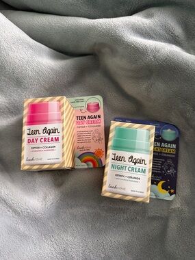 Teen Again Day & Night Cream Set - Pink & Mint Packaging